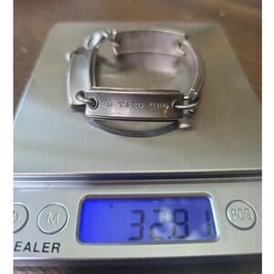 Men’s Tiffany & Co. NY 1837 Silver 925 & Titanium Midnight Link ID Bracelet 8.5”